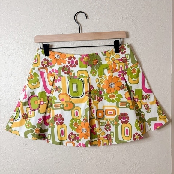 Unbranded Dresses & Skirts - Retro Pleated Skirt 70’s 🧡🪩 Size Large